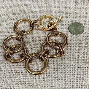 Victoria’s Secret Gold Large‎ Link Angel Wing Bracelet